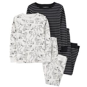 Carter’s Boys Wolf Stripes Shirt and Pants Pajamas